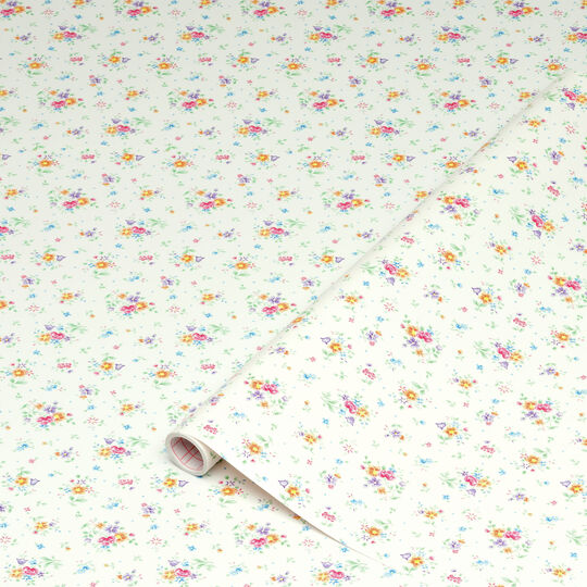 Samolepící folie / samolepící tapeta, květiny,  346-0193,  45cm x 2m, D-c-fix 